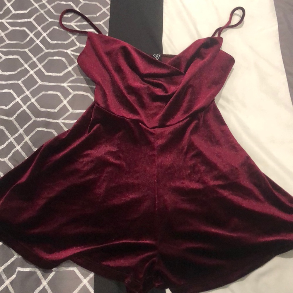 Velvet romper